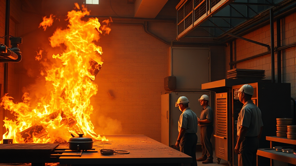 중대재해처벌법 관련 논란 (realistic 스타일)