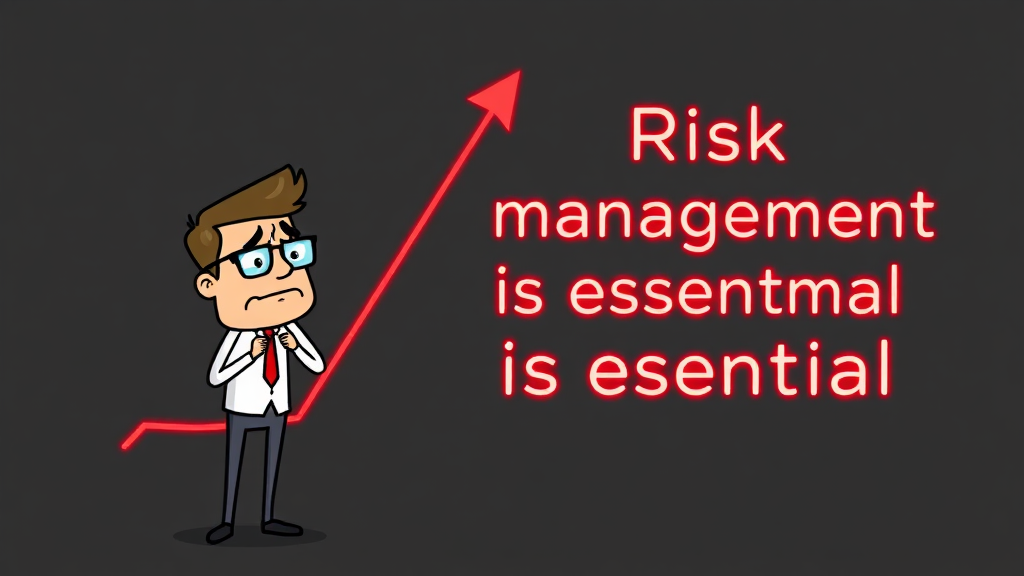 투자 시 고려해야 할 리스크 (cartoon 스타일)