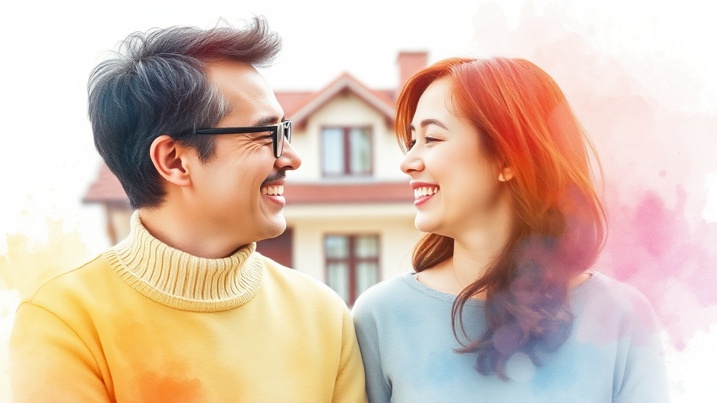 부부 공동명의, 절세 효과는? (watercolor 스타일)