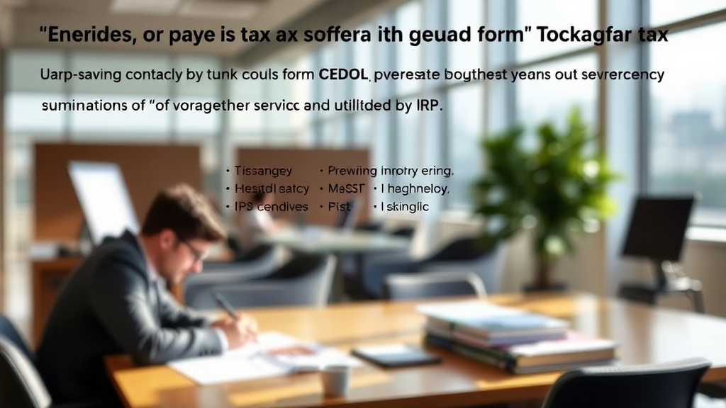 세금 폭탄 피하는 퇴직금 중간정산 절세 전략 (realistic 스타일)