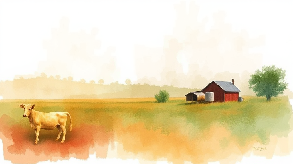 농지연금 상속, 사망 후 절차와 주의사항 (watercolor 스타일)