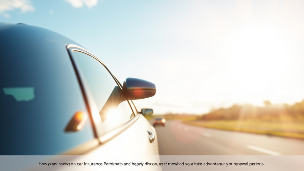 자동차보험료 절약, 이것만은 꼭 확인하세요! (realistic 스타일)