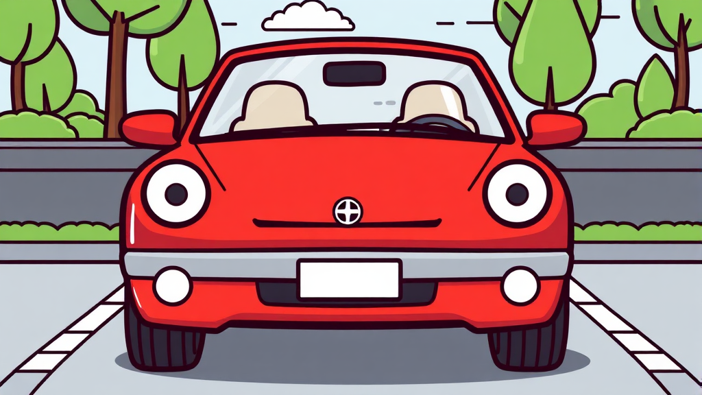 자동차보험 갱신, 놓치면 후회할 것들 (cartoon 스타일)