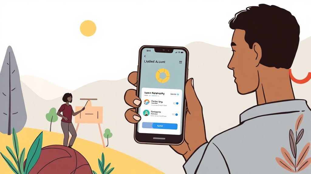 생계비계좌, 누가 신청할 수 있나요? (illustration 스타일)