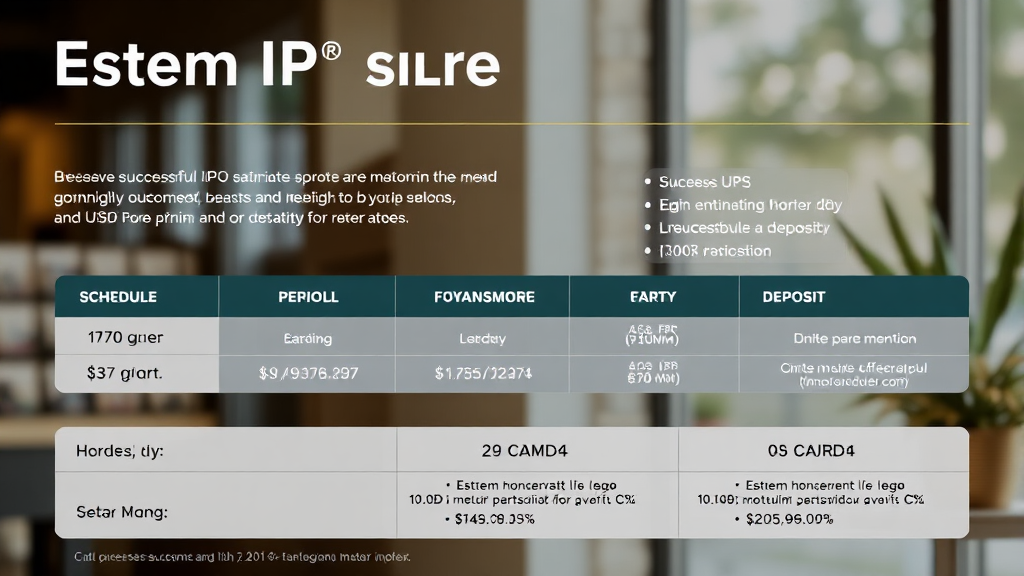 에스팀 공모주 일정 및 청약 방법 상세 안내 (realistic 스타일)