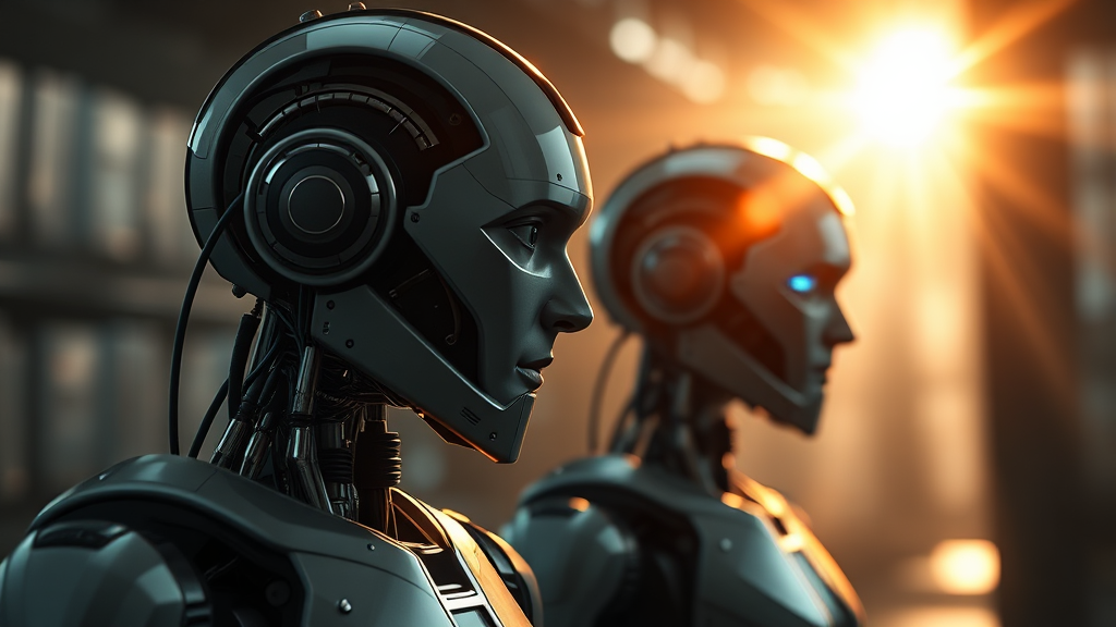 AI 도입의 이면: 일자리 감소와 사회적 불평등 (realistic 스타일)