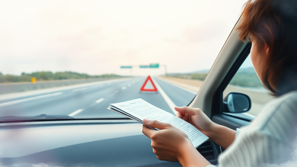 긴급출동 서비스 이용 시 꼭 알아야 할 주의사항 (watercolor 스타일)