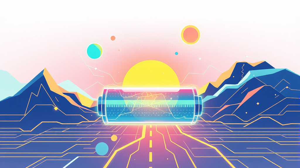 전고체 배터리 시대, 누가 웃을까? 핵심 수혜주 총정리 (illustration 스타일)