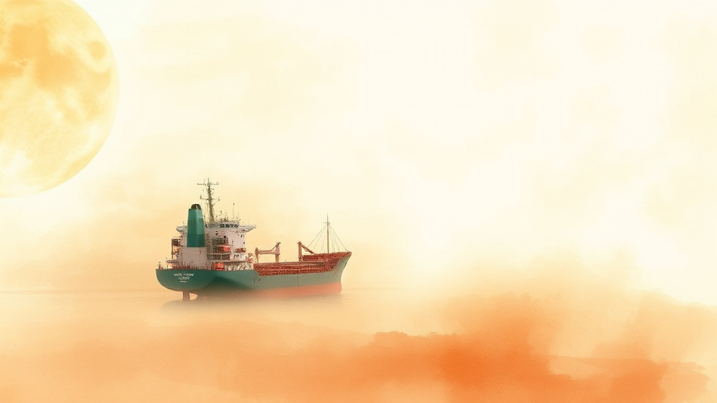 호르무즈 해협 봉쇄: 국제 유가 급등의 도화선 (watercolor 스타일)