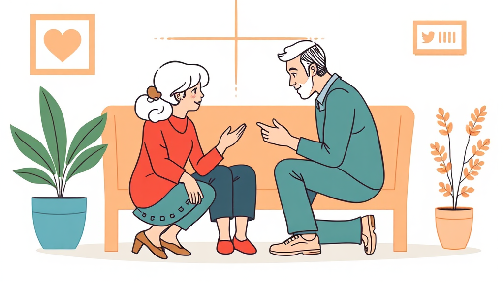 간병인보험, 이것만은 꼭 확인하세요! (illustration 스타일)