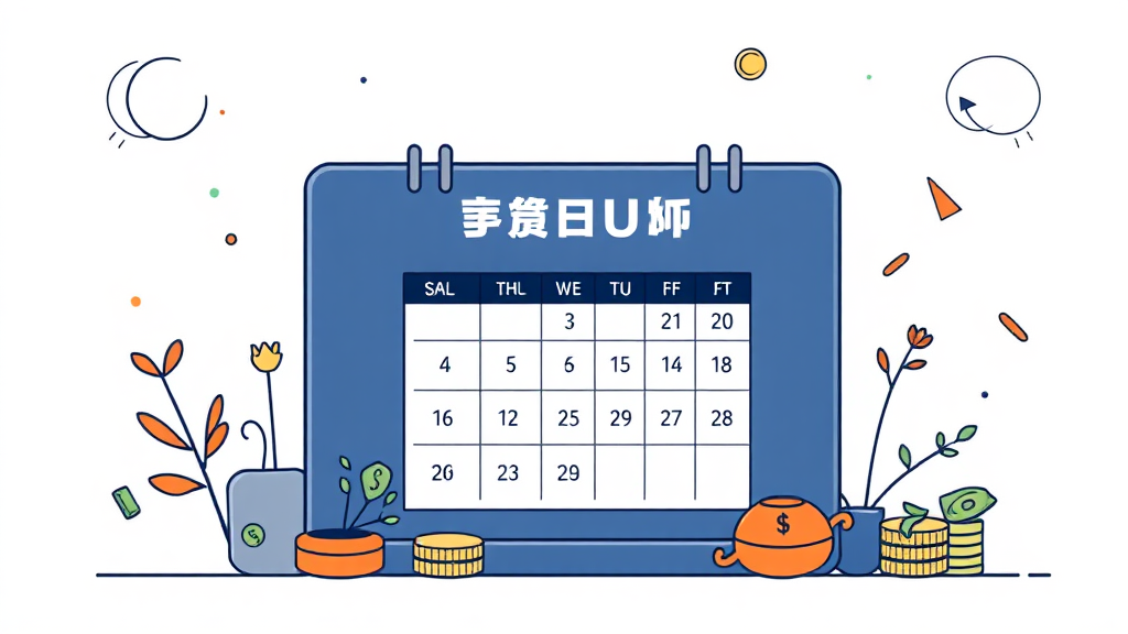 삼성전자 배당금 지급일 달력: 놓치지 않는 방법 (illustration 스타일)