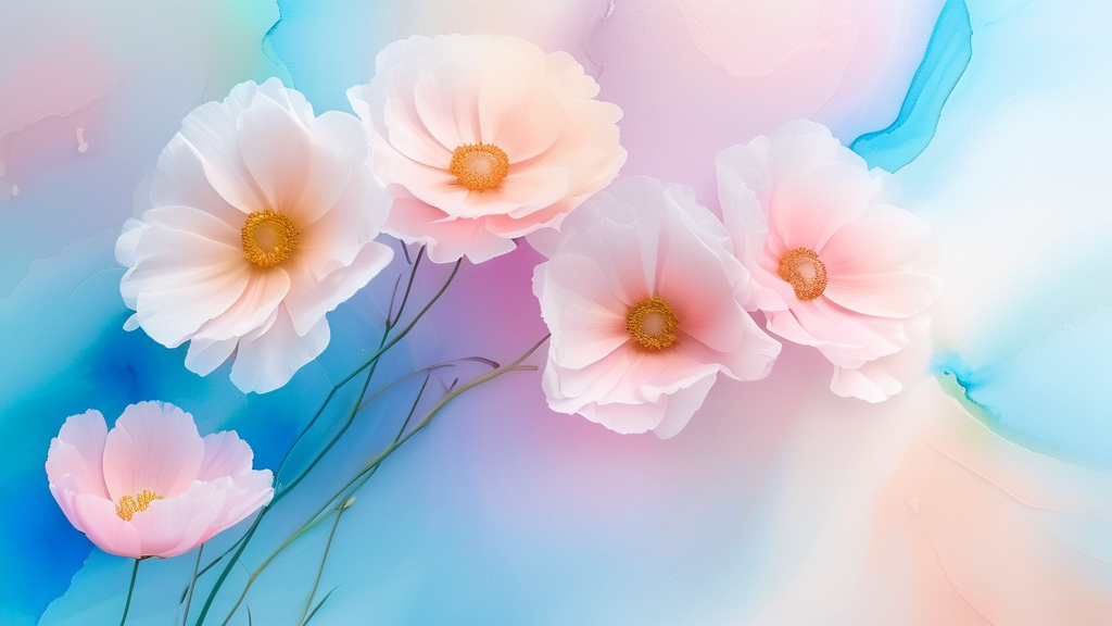 신청 방법: 월드잡플러스에서 차근차근 (watercolor 스타일)