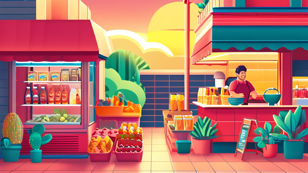 990원 소주, 동네 슈퍼 상생 프로젝트: 가격 혁신과 골목상권 활성화 6 프로젝트 참여 기관별 역할과 기대 효과 (illustration 스타일)