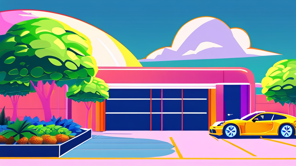 내 차로 급전 마련: 자동차 담보대출 현금화 완벽 가이드 4 차량 입고 담보 대출: 안전하고 신속하게 현금 확보하기 (cartoon 스타일)