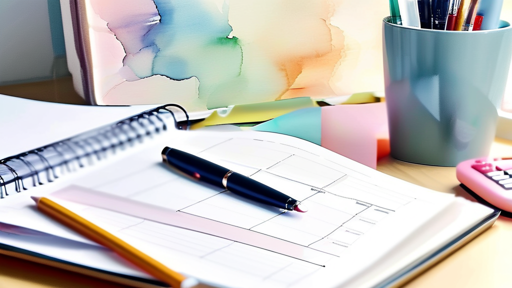 종합소득세 신고 전 필수 준비 서류 및 절차 (watercolor 스타일)