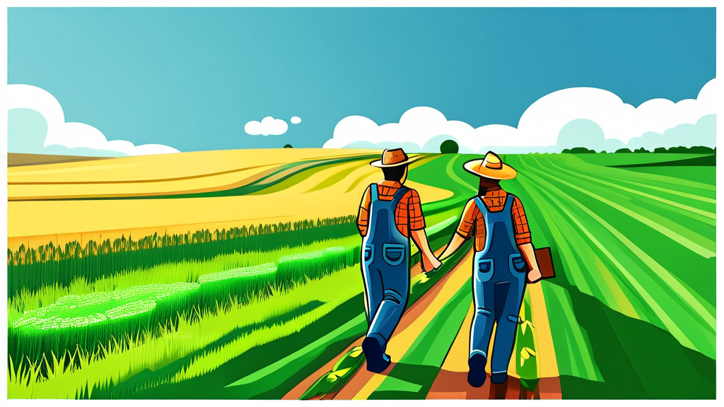 성공적인 농지 구입을 위한 필수 체크리스트 (illustration 스타일)